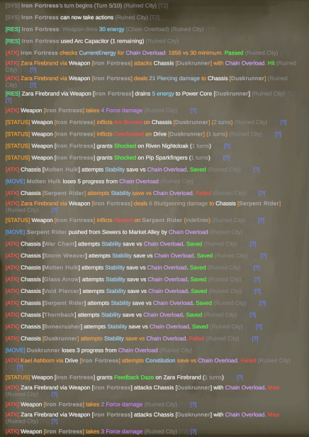 Complicated Skill Log